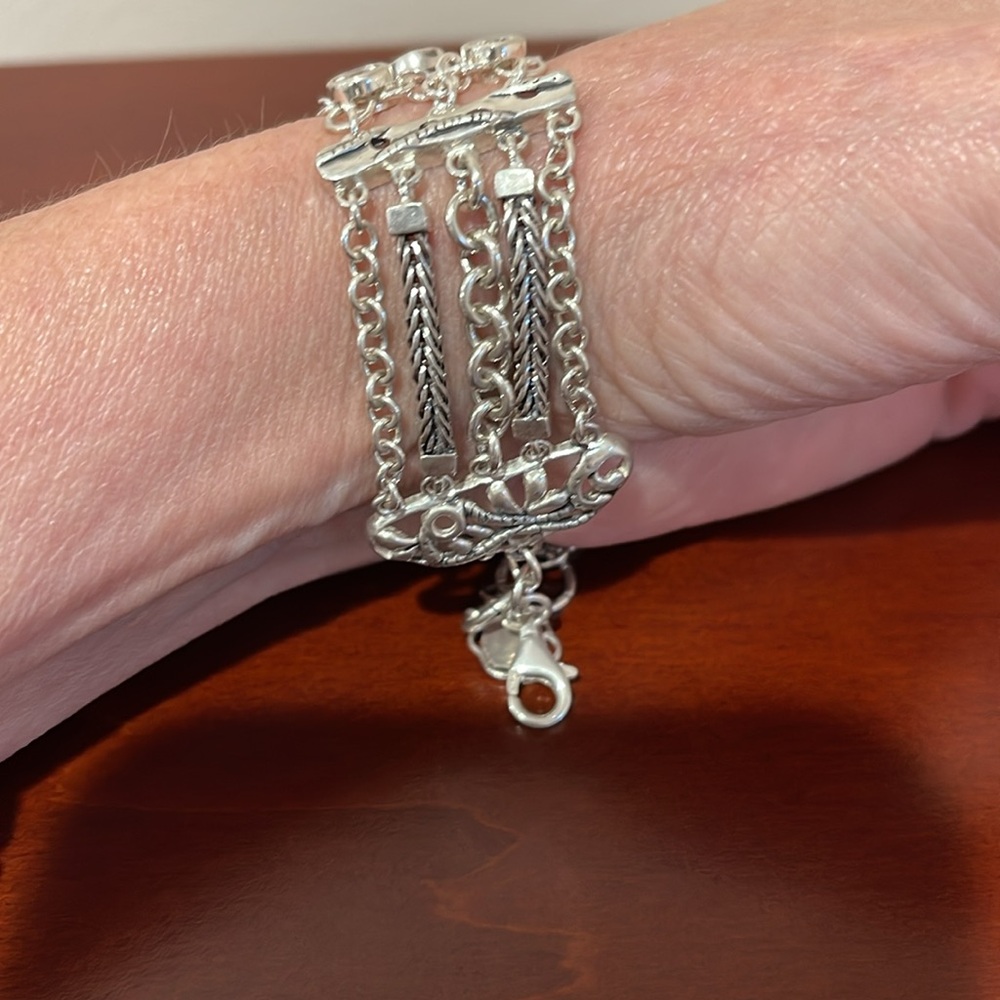 Silpada Sterling and Cubic Zirconia “Cavalier” Bracelet *Price Firm* - Picture 3 of 8